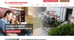 Desktop Screenshot of gardnermovingpgh.com